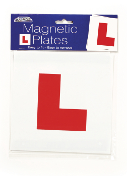 Car Pride 2pc Magnetic L Plates Car Pride 2pc Magnetic L Plates